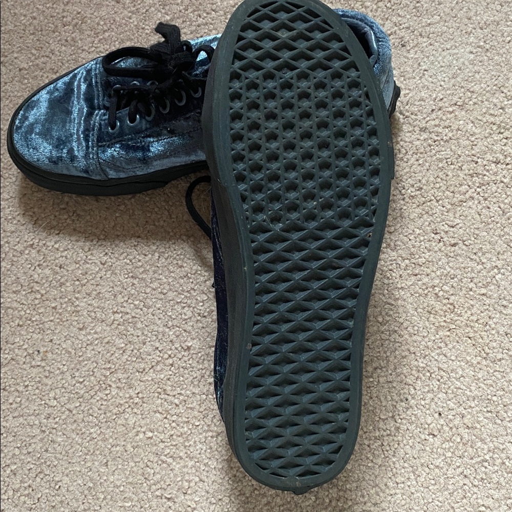 Blue Velvet Vans - Picture 2 of 5